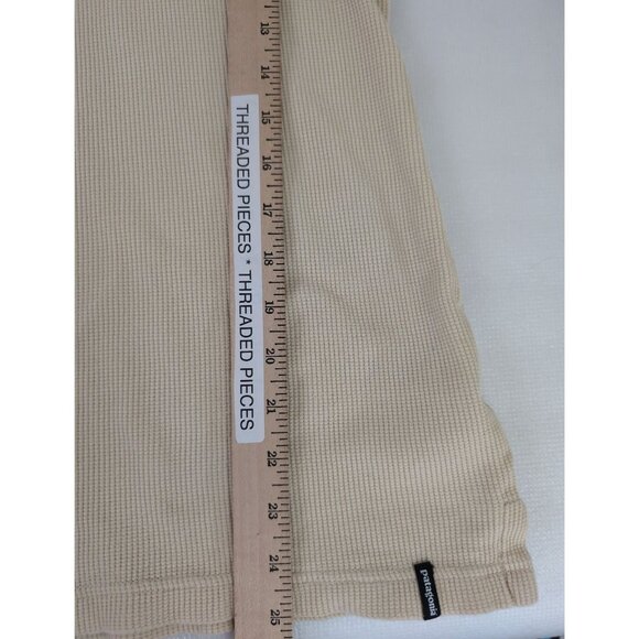 Patagonia Hooded Waffle Tunic Womens XS Cream Long Sleeve Pullover Casual - Picture 11 of 11